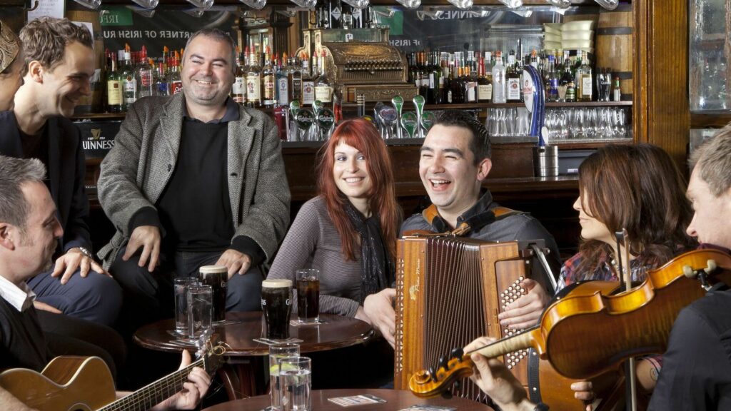 Happy Dublin Ireland Pub