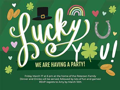 Irish-themed parties - planning