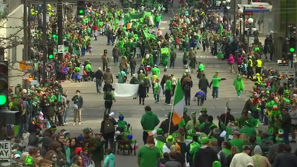 St. Patrick's Day parade - Wear Green