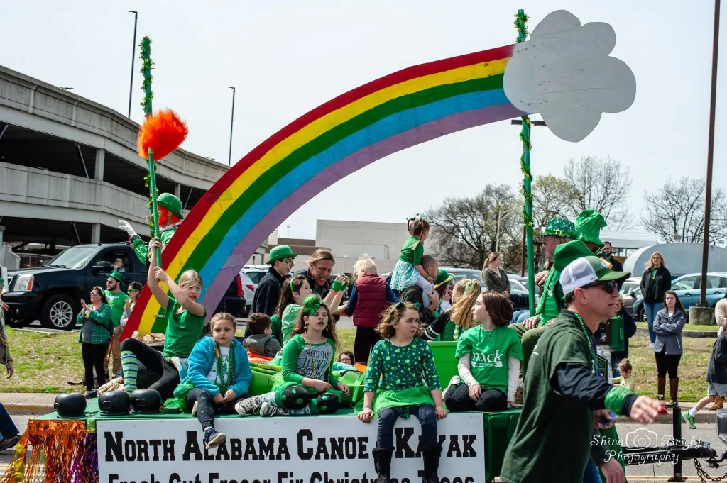 huntsville st patricks day parade route 2025