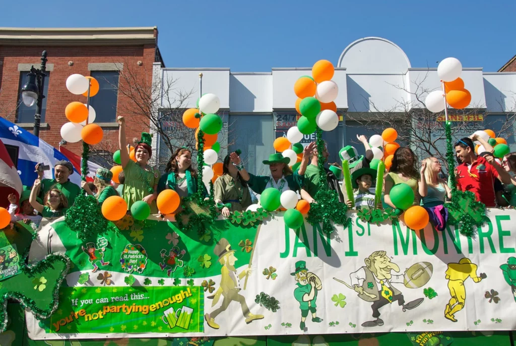 Montreal St Patrick's Day Parade - festivities