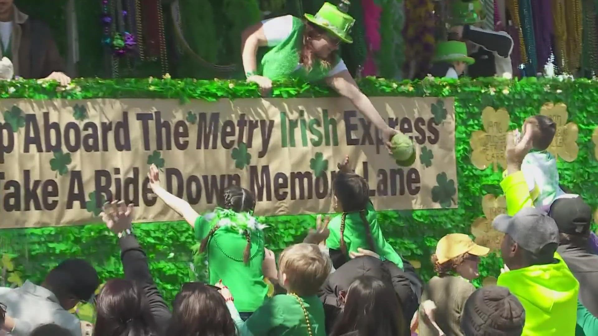 st patricks day parades in metairie la