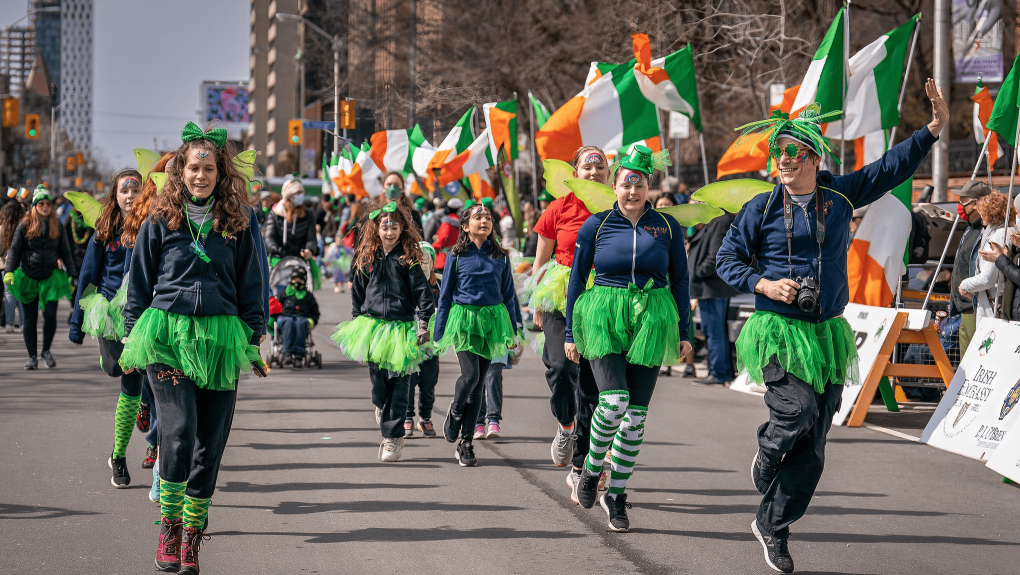 Toronto St Patrick's Day Parade- festivities