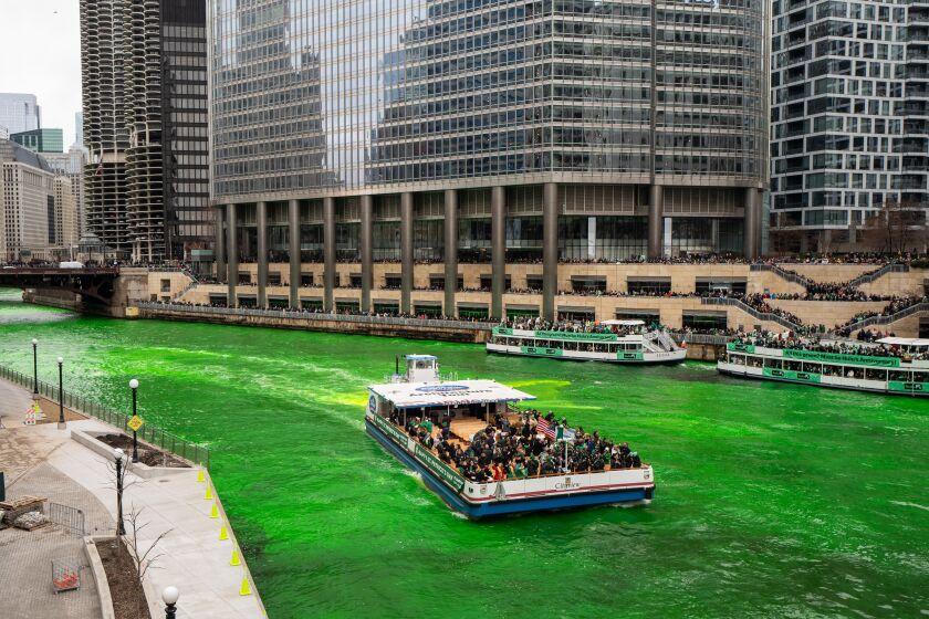 What is there to do in Chicago on St Patrick's Day - Dyeing the river