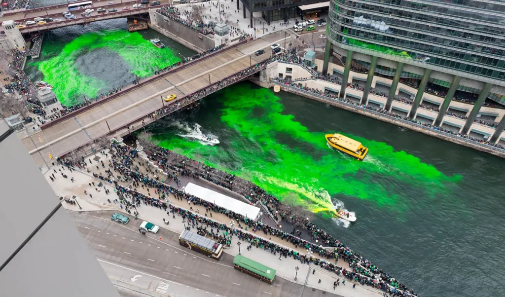 best st patricks day bars chicago - rooftop view