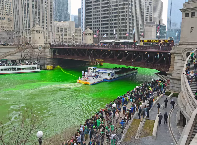 Chicago River Green Dye - Join the celebration