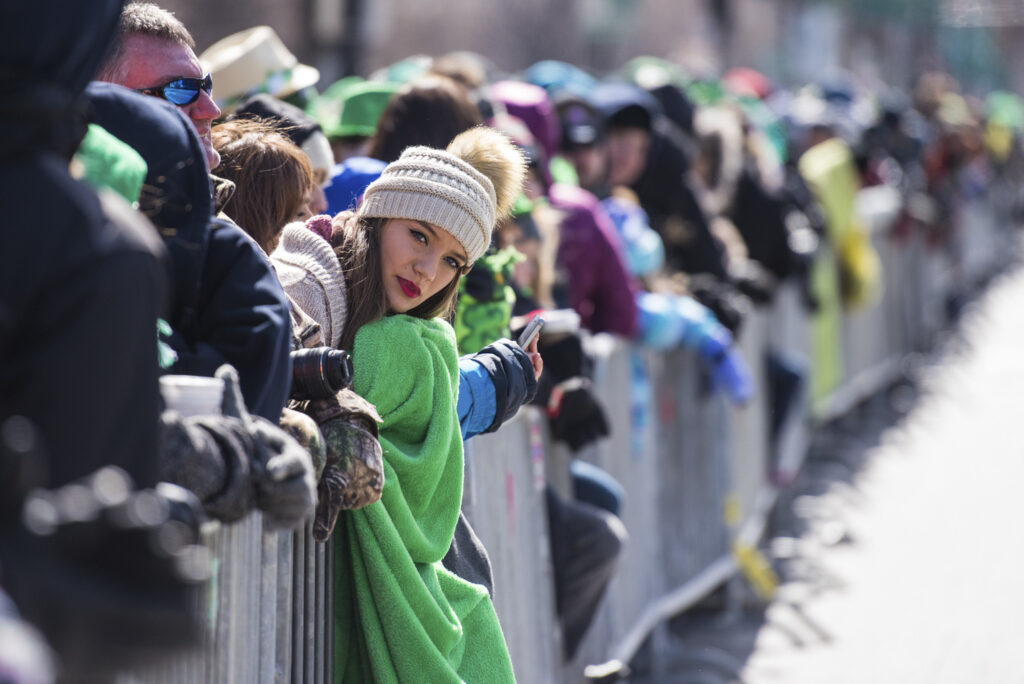 chicago st patricks day parade route - parade kickoff