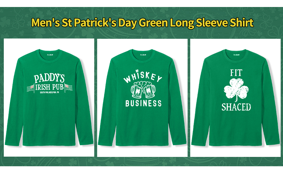 Show Your Irish Spirit: The Ultimate Guide to St Patrick’s Day Long Sleeve Shirts – 4 Suggestions