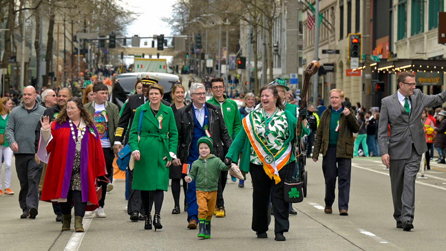 st patricks day seattle - parade